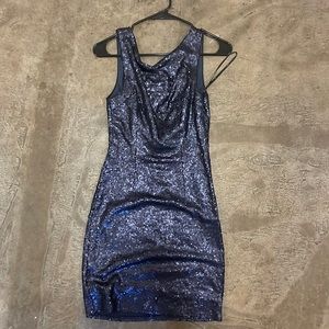 Lulus sequin low back dress